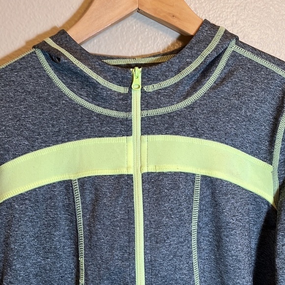 ZELLA Girl Yellow Gray Athletic Zip Up Jacket - Picture 2 of 11